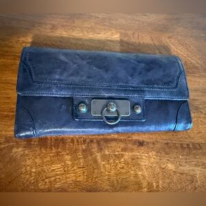 Stylish Frye Black Leather Clutch